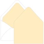 Antique Ivory Euro Flap Envelope Liner - A7 Gmund Colors Matt