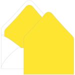 Canary Yellow Euro Flap Envelope Liner - A7 Gmund Colors Matt