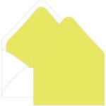 Key Lime Euro Flap Envelope Liner - A7 Gmund Colors Matt