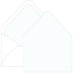Wedding White Euro Flap Envelope Liner - A7 Gmund Colors Matt