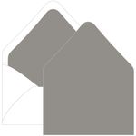 Cobblestone Gray Euro Flap Envelope Liner - A7.5 Gmund Colors Matt