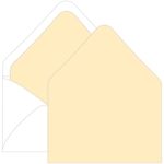 Antique Ivory Euro Flap Envelope Liner - A9 Gmund Colors Matt