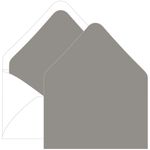 Cobblestone Gray Euro Flap Envelope Liner - A9 Gmund Colors Matt