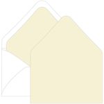 Wedding Cream Euro Flap Envelope Liner - A9 Gmund Colors Matt