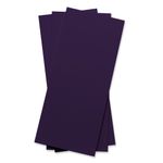 Grape Purple Flat Card - 4 x 9 1/4 Gmund Colors Matt 111C