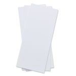 Fluorescent White Flat Card - 4 x 9 1/4 Gmund Colors Matt 111C