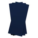 Midnight Blue Flat Card - 4 x 9 1/4 Gmund Colors Matt 111C