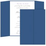 Gatefold Invitation Enclosure - 5 x 7, Matte Royal Blue