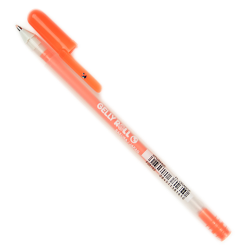 Fine Fluorescent Orange Moonlight Gelly Roll Pen