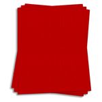 Scarlet Red Card Stock - 11 x 17 Gmund Colors Felt 118lb Cover