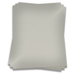Stone Grey Card Stock - 27 x 39 Gmund Colors Metallic 115lb Cover