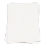 Wedding White Card Stock - 8 1/2 x 11 Gmund Colors Metallic 115lb Cover