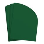 Emerald Green Half Arch Shaped Card - A7 Hue Matte 5 x 7 111C