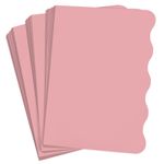 Dusty Rose Side Wave Invitation Card - A2 Hue Matte 4 1/4 x 5 1/2 111C