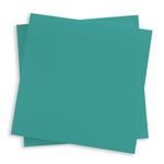Tropical Blue Square Flat Card - 6 1/4 x 6 1/4 LCI Hue Matte 111C
