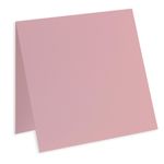 Dusty Rose Square Folded Card - 6 1/4 x 6 1/4 LCI Hue Matte 111C