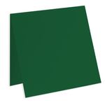 Emerald Green Square Folded Card - 6 1/4 x 6 1/4 LCI Hue Matte 111C