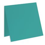 Tropical Blue Square Folded Card - 6 1/4 x 6 1/4 LCI Hue Matte 111C