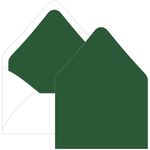 Emerald Green Euro Flap Envelope Liner - A2 Hue Matte