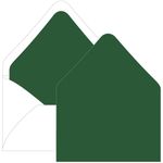 Emerald Green Euro Flap Envelope Liner - A6 Hue Matte