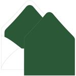 Emerald Green Euro Flap Envelope Liner - A7 Hue Matte