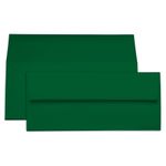 Emerald Green Envelopes - #10 LCI Hue 4 1/8 x 9 1/2 Straight Flap 81T
