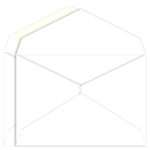 Radiant White Double Unlined Envelopes - 5 5/16 x 7 5/8 LCI Smooth 70T
