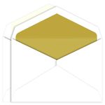 Gold Lined Inner Outer Envelopes, Jumbo Radiant White