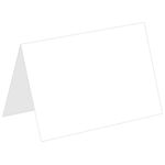 White Gloss Folded Card - A2 Kromekote 4 1/4 x 5 1/2 92C