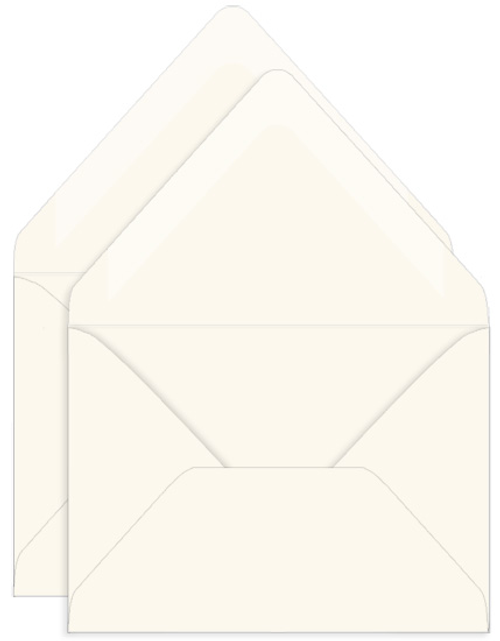 A7 Cash Envelope Laminated Envelopes Simple White Cream 