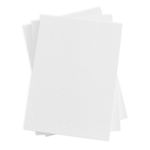Pure White Flat Card - A2 LCI Felt 4 1/4 x 5 1/2 80C