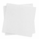 Pure White Square Flat Card - 5 1/4 x 5 1/4 LCI Felt 80C