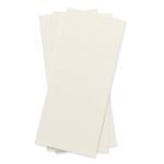 Warm Cream Flat Card - 4 x 9 1/4 LCI Felt 80C