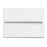 Pure White Envelopes - A2 LCI Felt 4 3/8 x 5 3/4 Straight Flap 70T