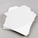 Ultimate White Folded Place Card - LCI Linen 100C