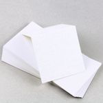 Ultimate White Square Place Card - LCI Linen 100C