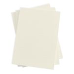 Natural White Flat Card - A2 LCI Linen 4 1/4 x 5 1/2 80C