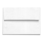 Ultimate White Envelopes - A2 LCI Linen 4 3/8 x 5 3/4 Straight Flap 70T