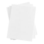 Ultimate White Flat Card - A1 LCI Linen 3 1/2 x 4 7/8 100C