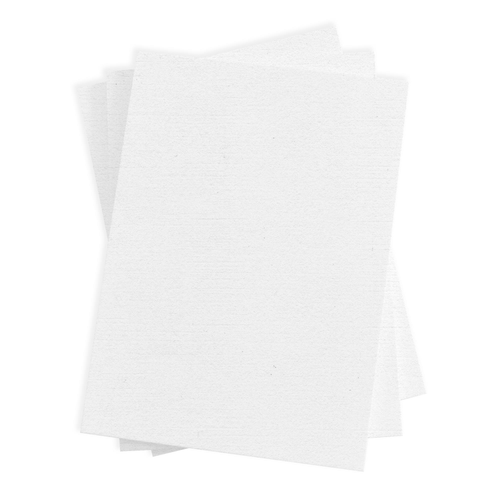 Ultimate White Flat Card - A7 LCI Linen 5 ⅛ x 7 100C