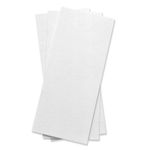 Ultimate White Flat Card - Slim LCI Linen 4 x 9 1/4 80C