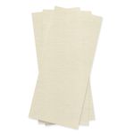 Natural White Flat Card - Slim LCI Linen 4 x 9 1/4 100C