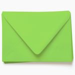Leaf Green Envelopes - A7.5 Gmund Colors Matt 5 1/2 x 7 1/2 Euro Flap 68T