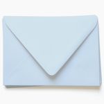 Light Sky Blue Envelopes - A7.5 Gmund Colors Matt 5 1/2 x 7 1/2 Euro Flap 81T