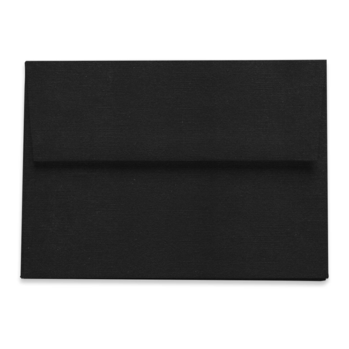 6 1/2 x 10 Vertical Envelopes Converted With Classic Linen Epic Black 80#  Text Pack of 50