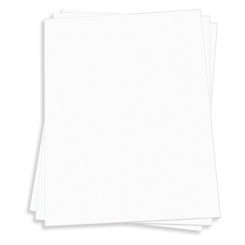 100% Cool White Card Stock - 26 x 40 in 100 lb Cover Felt 100% Recycled