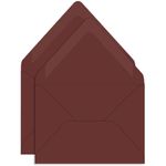 Merlot Red Double Envelopes - A7 Gmund Colors Matt 5 1/4 x 7 1/4 Euro Flap 68T