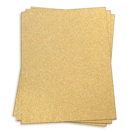Sparkle Gold Card Stock - 11 x 17 MirriSPARKLE Glitter 104lb Cover