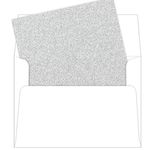 A2 Sparkle Silver Glitter Envelope Liners, MirriSPARKLE