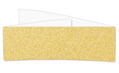 Gold Glitter Cardstock - One-Sided - Non-Adhesive - 20 Pack - 8.5 x 11 Inches 